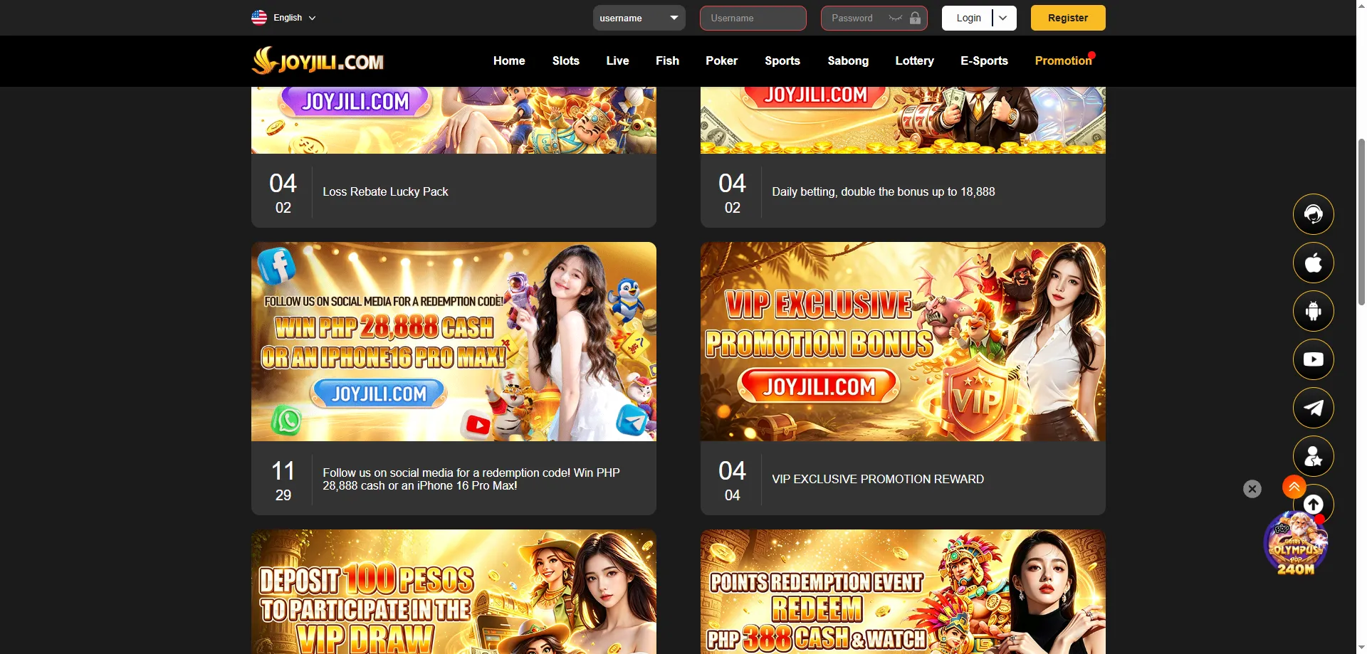 Joyjili casino official site overview — games and bonuses 2026